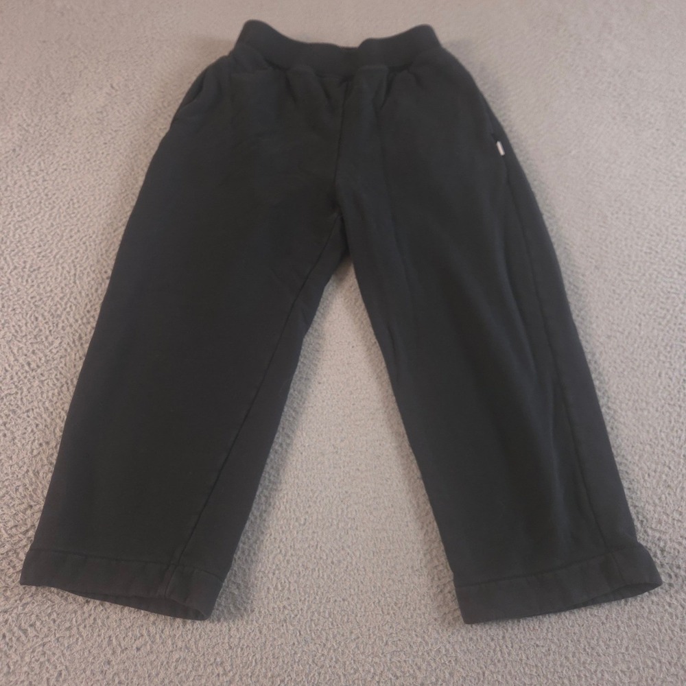 Le Bon Shoppe Sweatpants Women Large Black Balloon Fundamental Cotton Pants